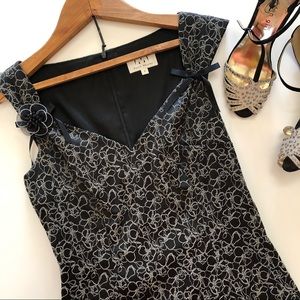 {David Meister}Designer classy & chic black dress